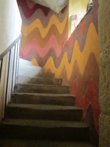 Décoration d'une cage d'escalier                